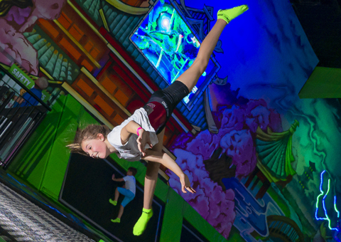 Trampolines at Flip Out Brent Cross