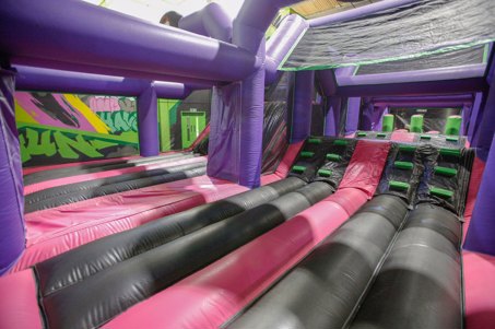 Inflatable Obstacle Course at Flip Out Hereford