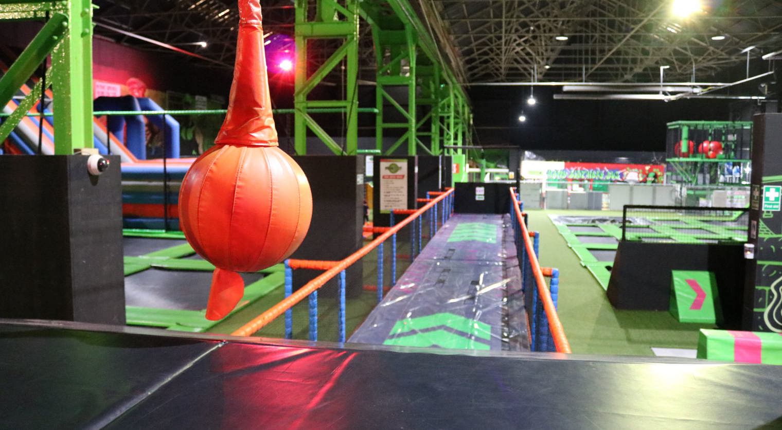 The Zip Line at Flip Out UK