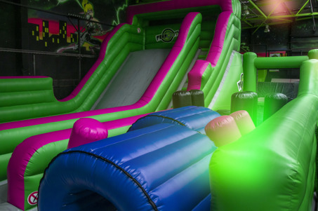 Inflatable at Flip Out Preston